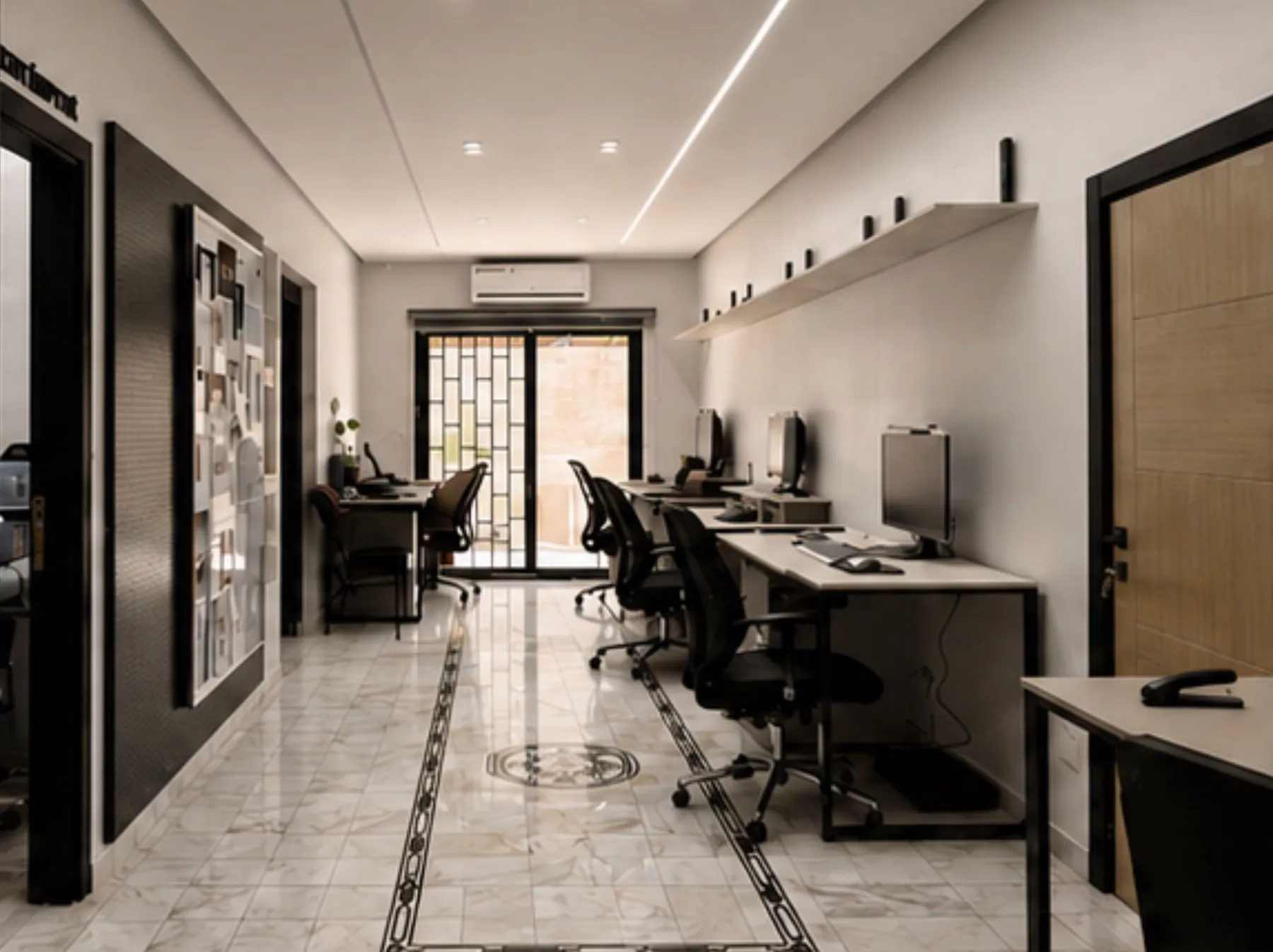 The Ashour Studio office in Damascus