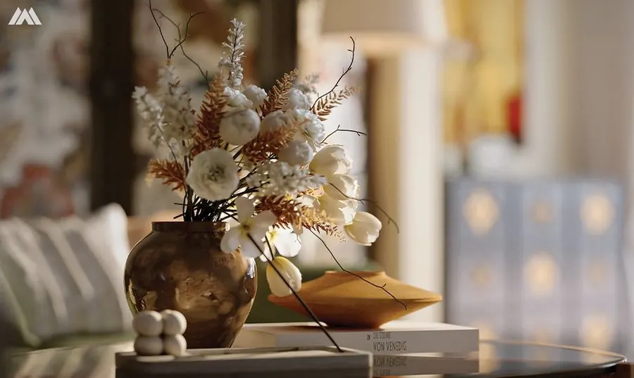 Floral styling detail
