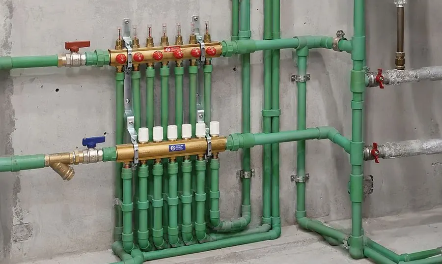 Water supply pipework