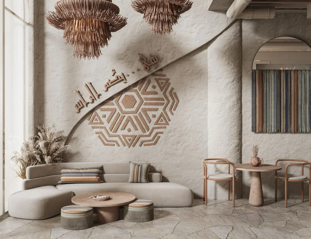 Calligraphy Café Lounge by Ashour Studio